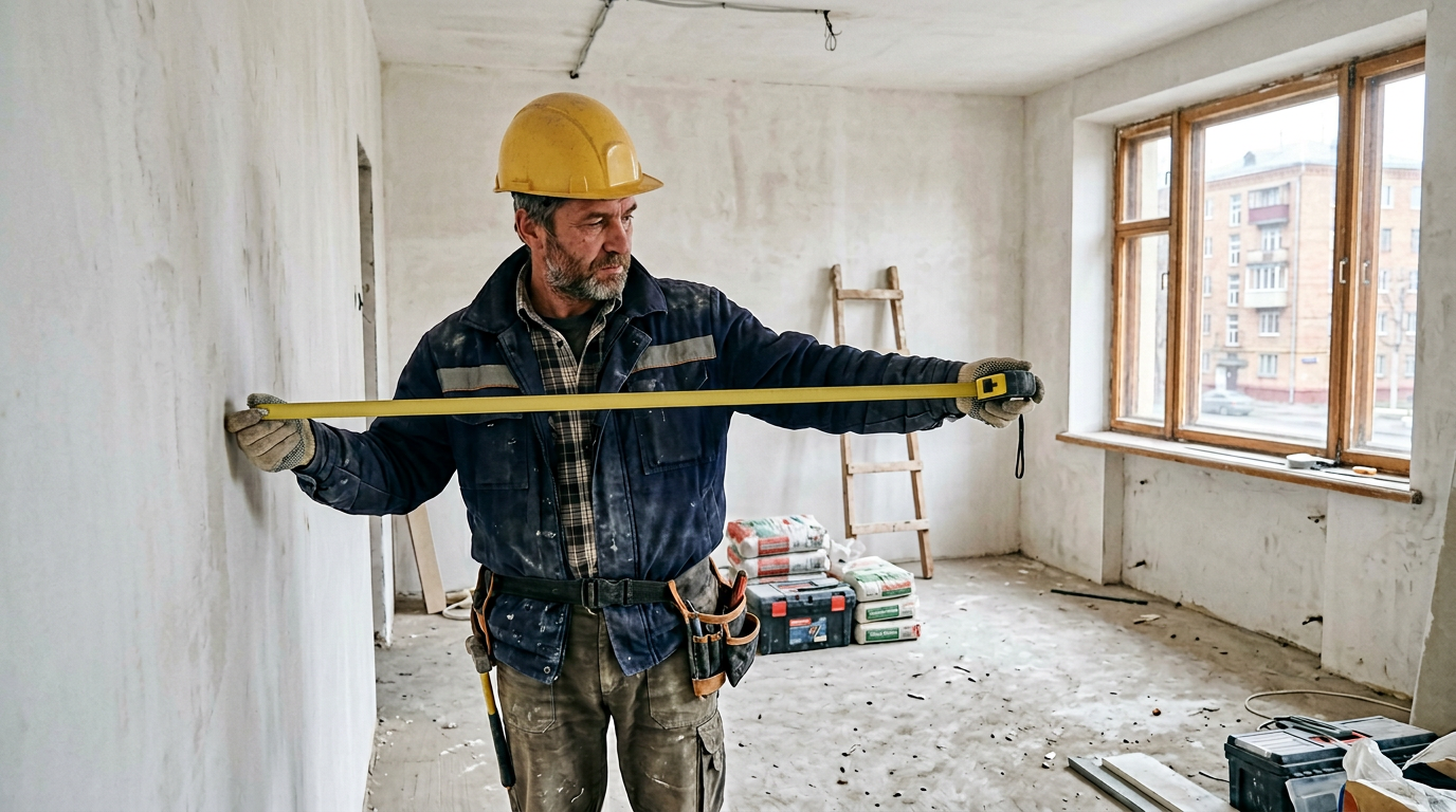 Мастер на объекте ремонта в Курске